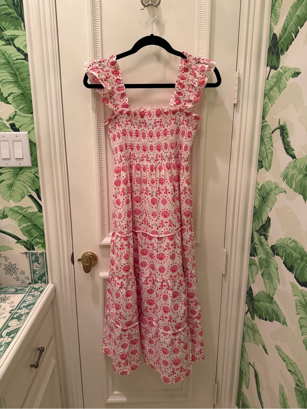 Hill House Ellie Nap Dress Mermaid Print Size XS - Picture 4 of 13